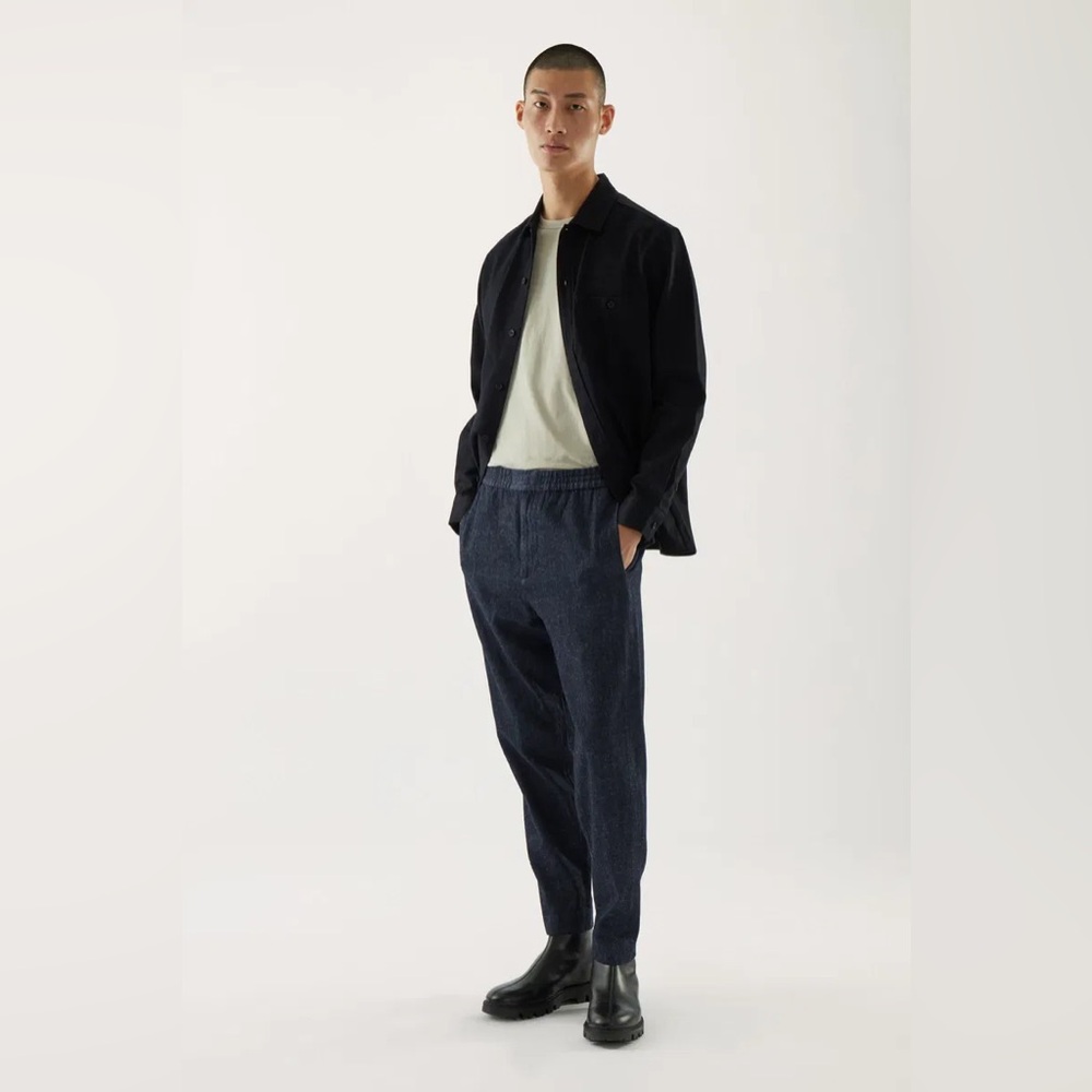 COS Relaxed Organic Hemp Cotton Trousers🖤